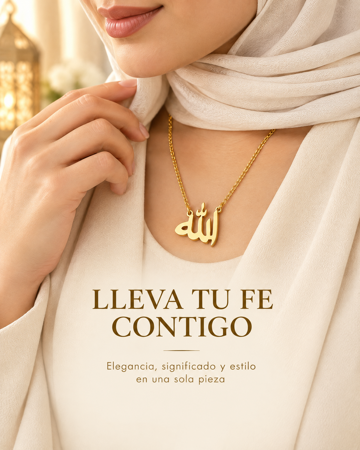 Colgante con la palabra Allah