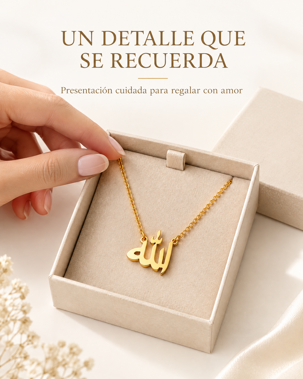 Colgante con la palabra Allah